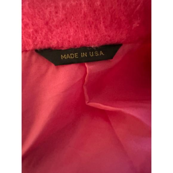 VTG Jantzen Womens Jacket Blazer Long Sleeves Peak Lapel One-Button Pink Size 18 - Picture 4 of 4